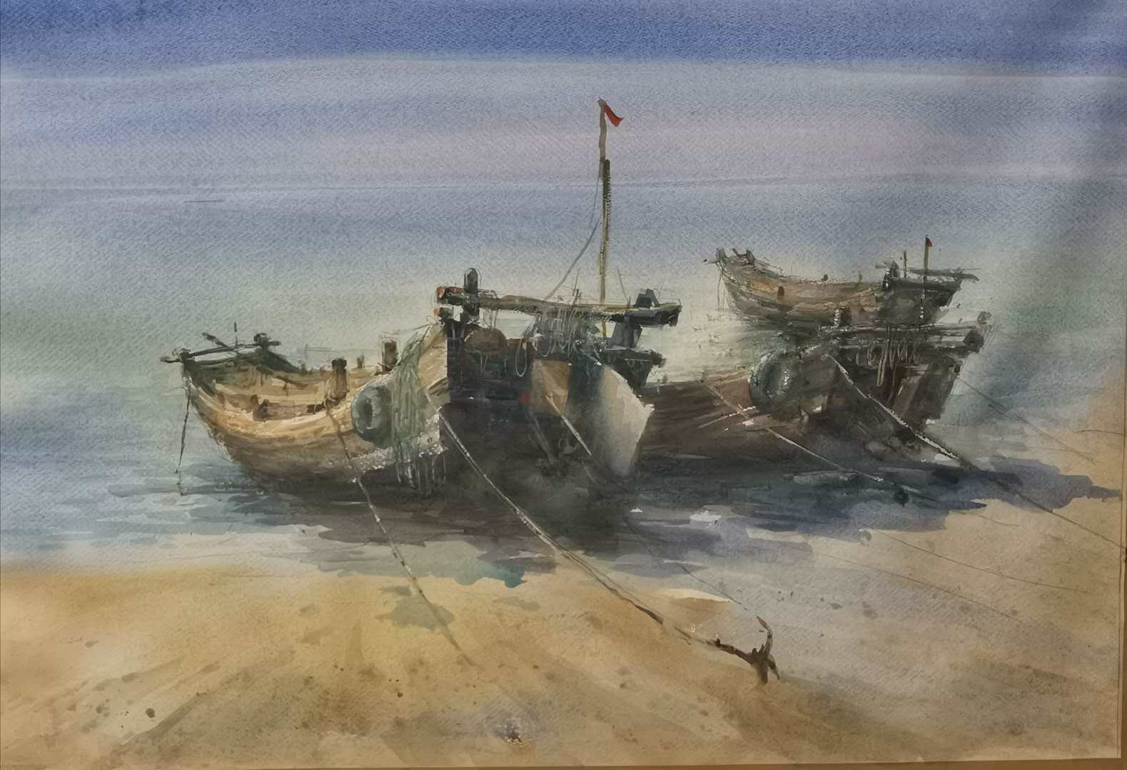 『范雷』淋漓酣畅自然洒脱 范雷水彩风景画欣赏