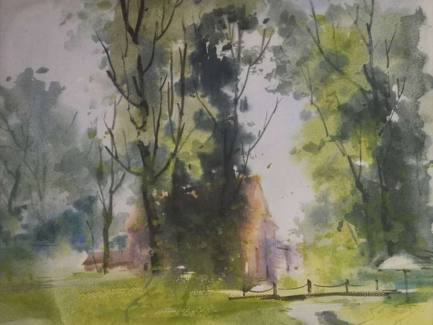 『范雷』淋漓酣畅自然洒脱 范雷水彩风景画欣赏