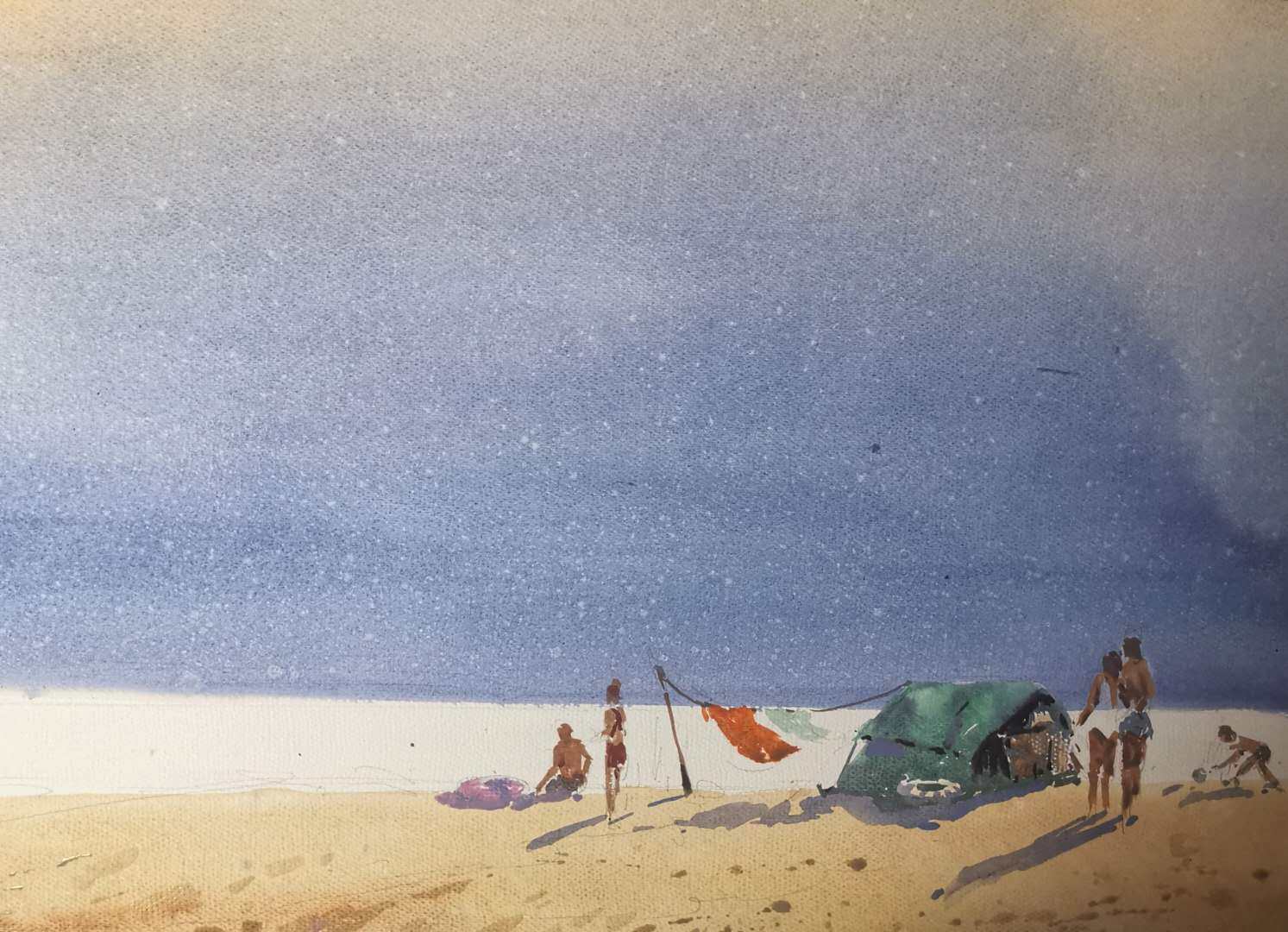 『范雷』淋漓酣畅自然洒脱 范雷水彩风景画欣赏