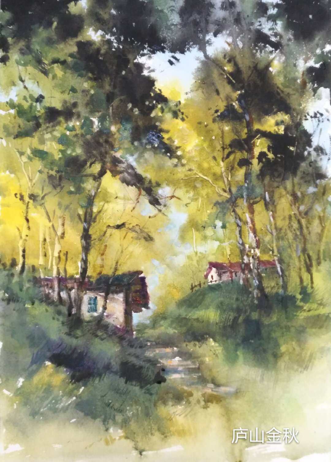 『范雷』淋漓酣畅自然洒脱 范雷水彩风景画欣赏