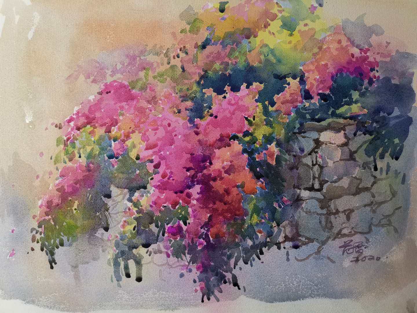 『范雷』淋漓酣畅自然洒脱 范雷水彩风景画欣赏