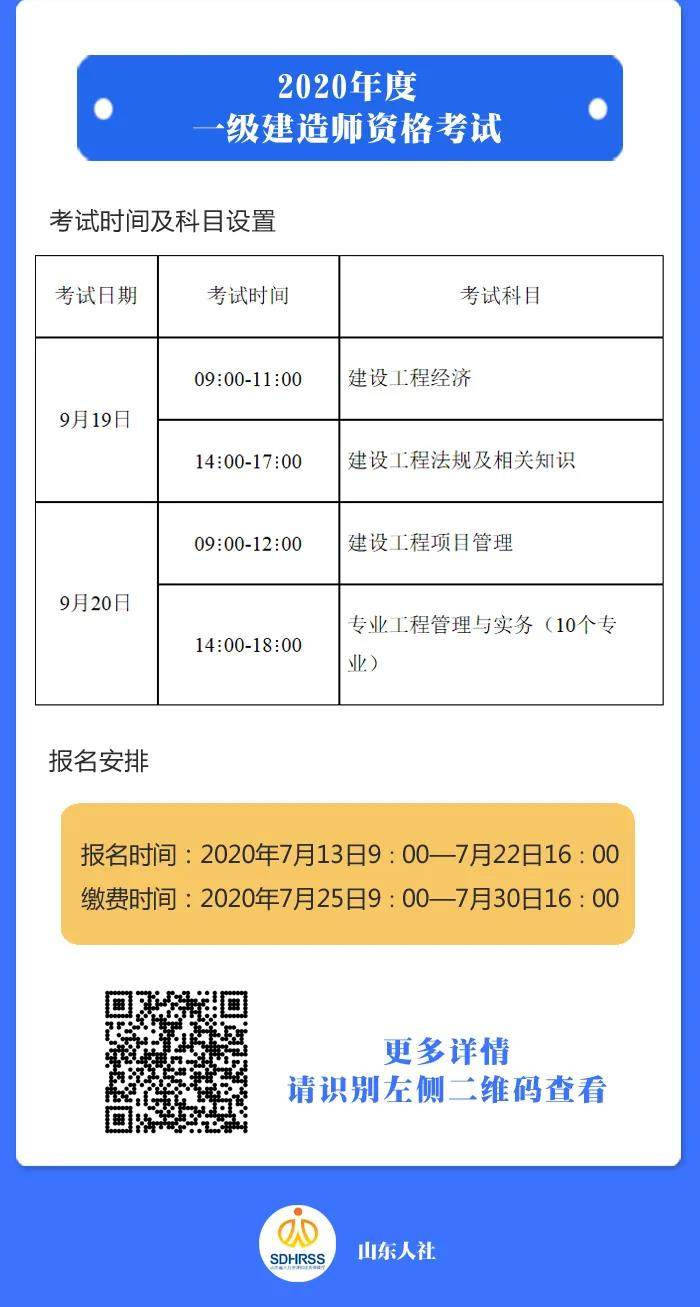 资格安排上了！山东这四项资格考试安排出炉……